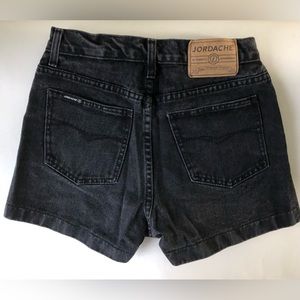 90's Jordache Women’s Jean Shorts Black Size 5/6